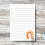 Thumbnail: Orange Rainbow Lined Notepad