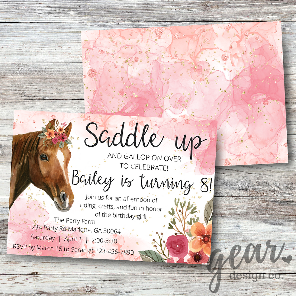 Invitation Front & Back