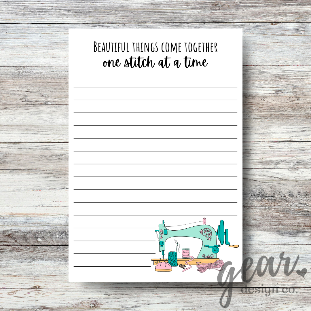 Beautiful Things Come Together Lined Notepad