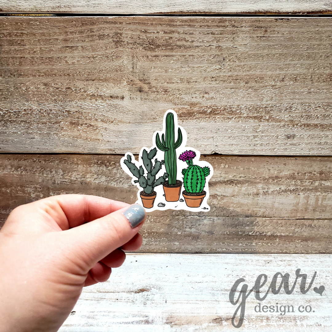 Cactus Group Sticker