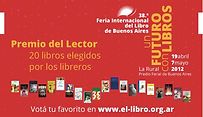 Pimer Premio de los Lectores -FERIA DEL LIBRO BUENOS AIRES 2012