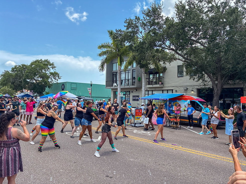 The Velvet Mat x DivaDance Pride Flash Mob 🌈✨