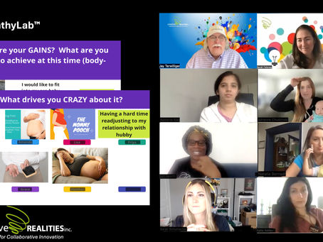 A group of new Moms discussing how they feel, what's working and what's not during their pregnancy and postpartum