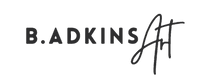 B.Adkinsart Logo, Edmonton, Parkland County, Alberta muralist, artist Canadian artist