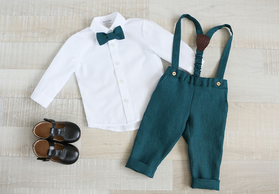 KichyKids Clothing boys page boy baptism outfit