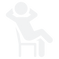 Graphic image - stress-free person, relaxed