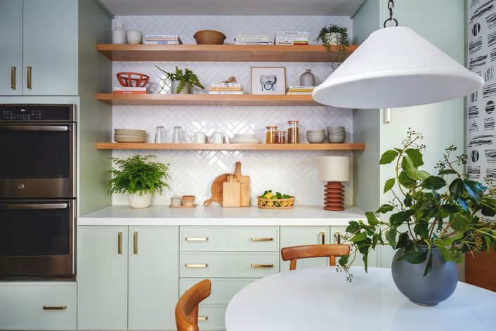 kitchen remodel interior design custom cabinetry dining nook