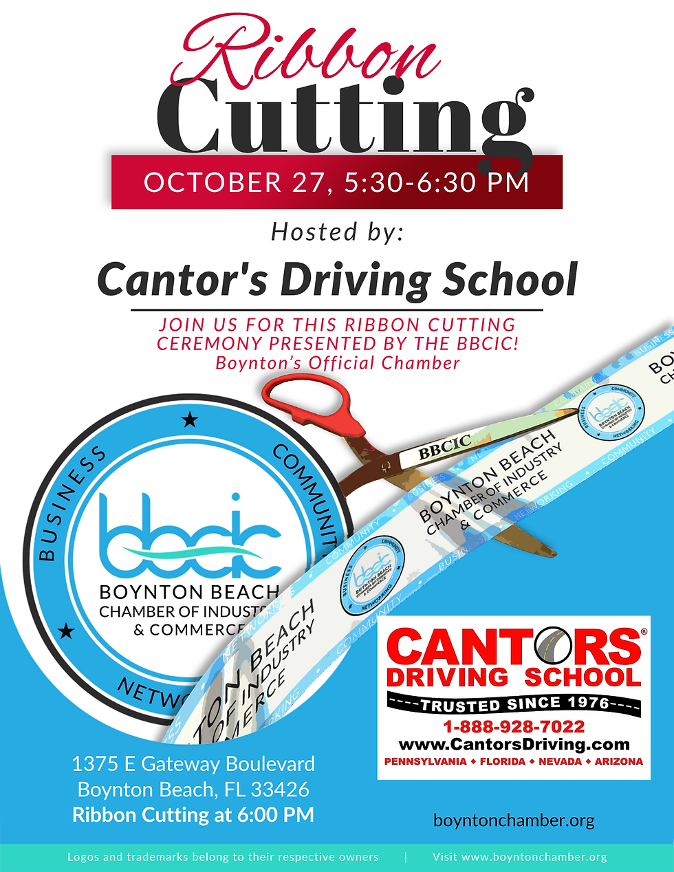Ribbon Cutting Ceremony - Cantor's Driving School Florida