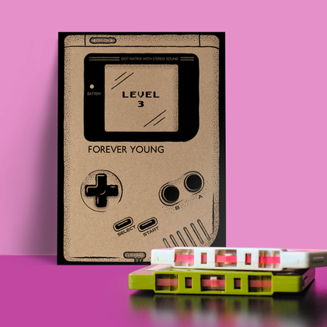 GAMEBOY POSTCARD