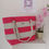 Miniatura: Bolsa con franjas color rosas y blancas