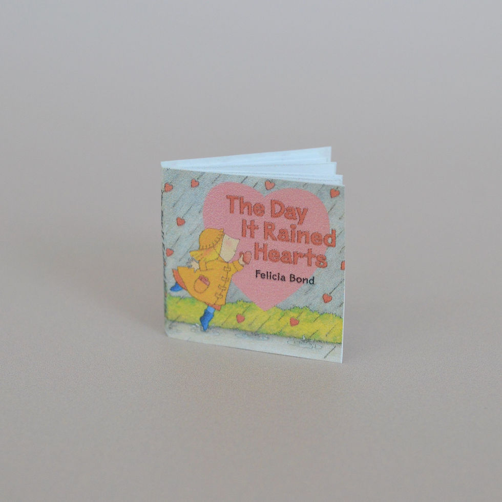 The Day It Rained Hearts Mini Book