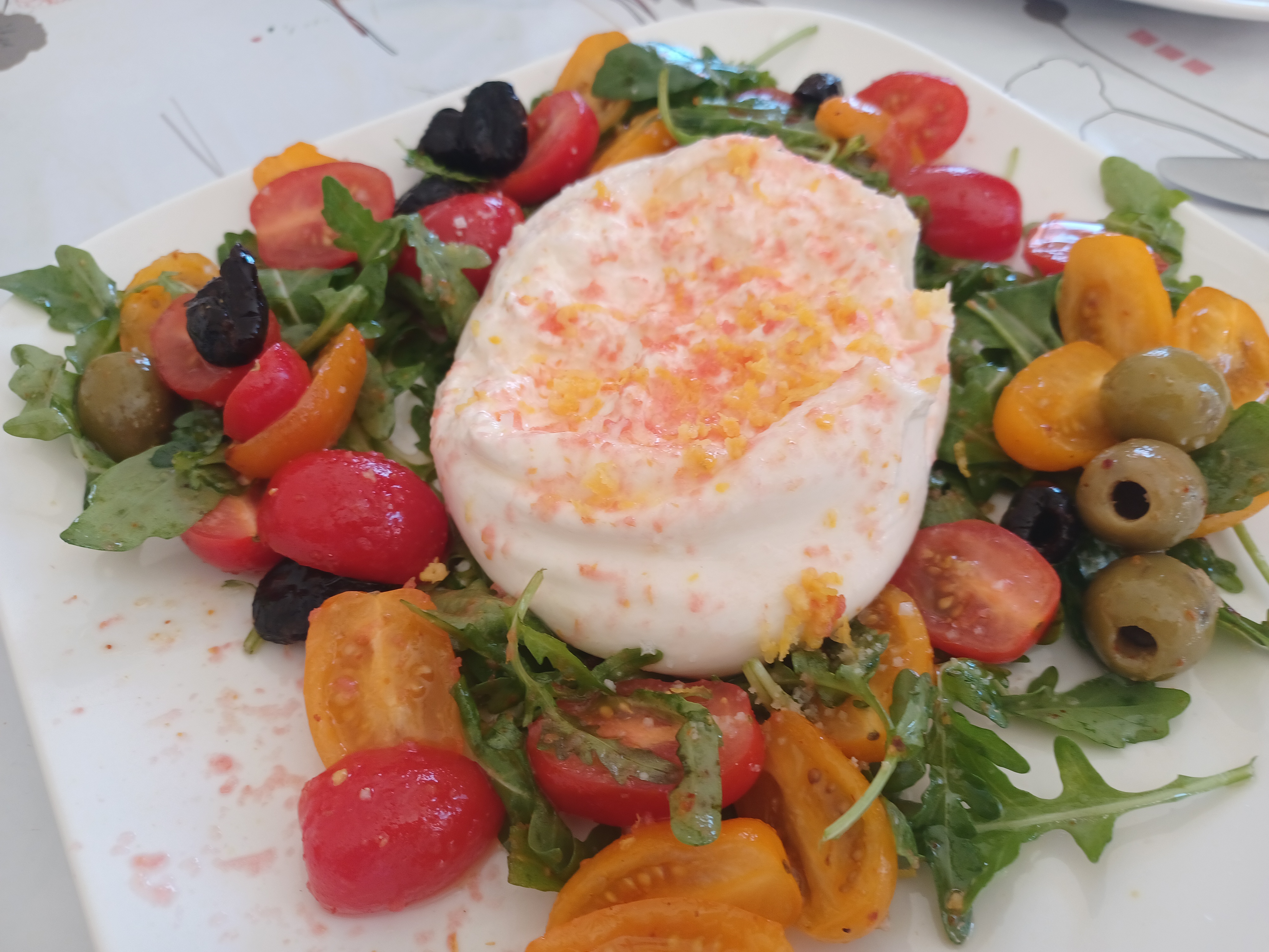 Arranged Food and Objects