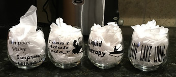 Vinyl on Wine Glasses