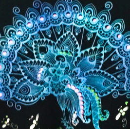 Peacock Cricut iron on design