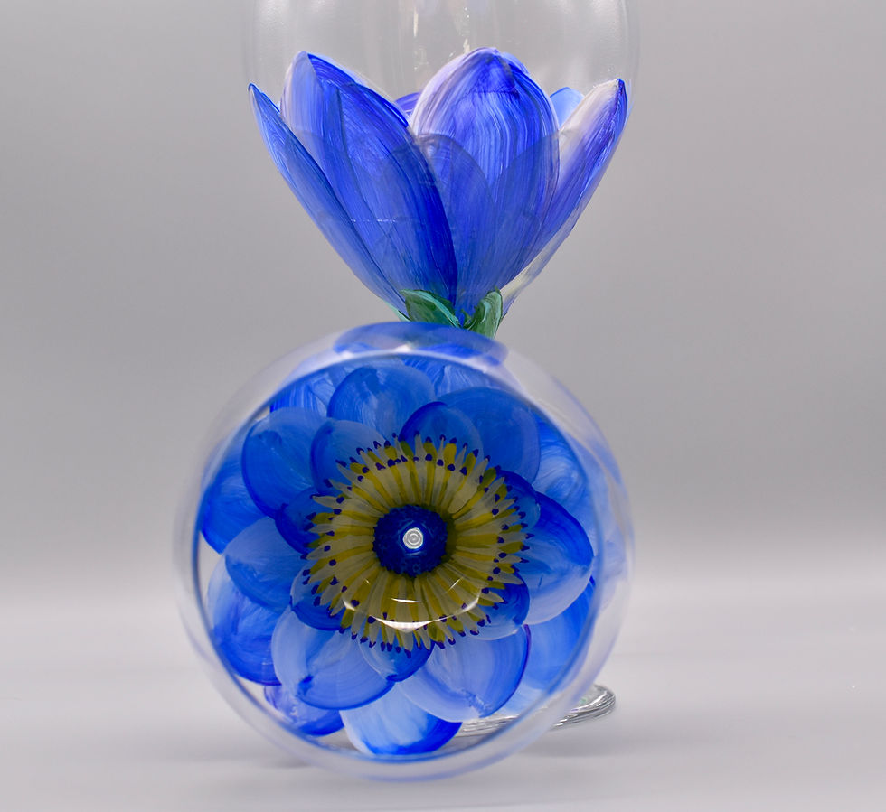 Using Clear enamel to add protective layers to painted wine glasses