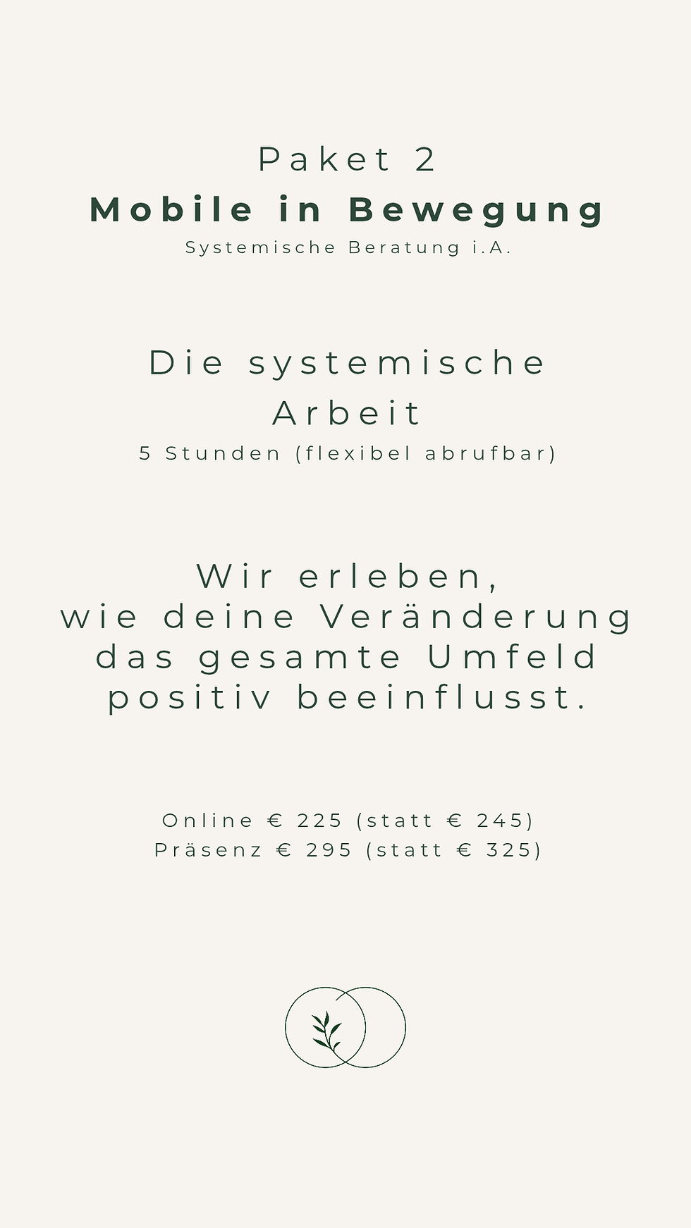 Harmoniemanufaktur Paket-2 systemische Arbeit