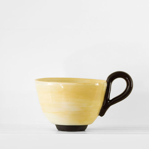 Sammlertasse gelb