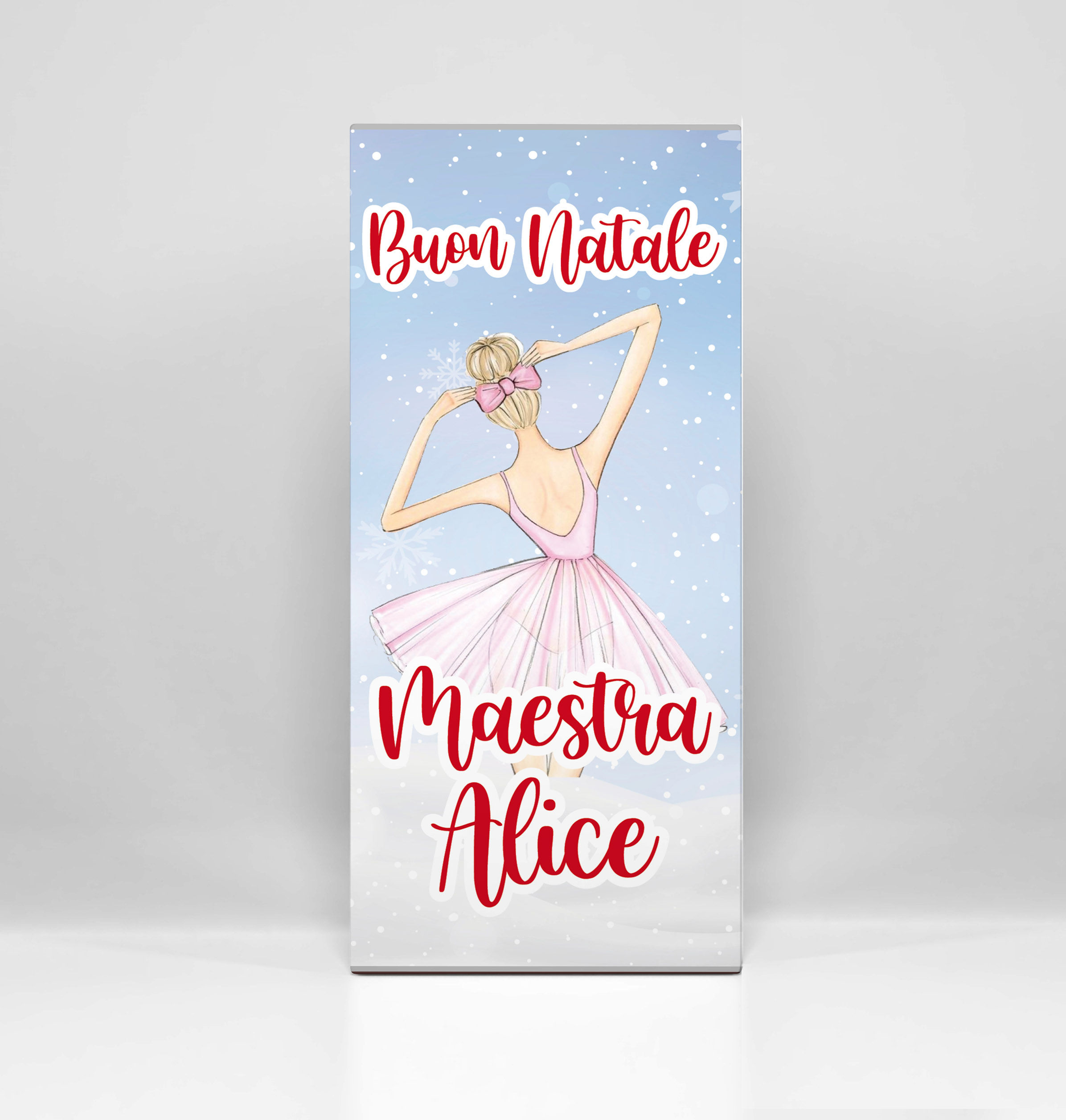 TAVOLETTA DI CIOCCOLATO DIGITALE MAESTRA DANZA