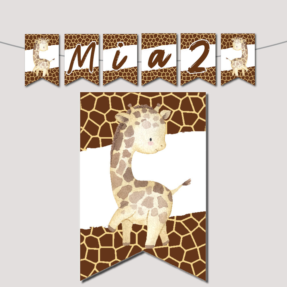 BANDIERINE GIRAFFA digitali