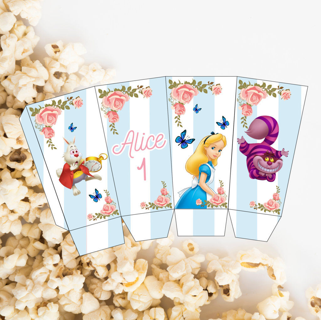 BOX POP CORN DIGITALE : ALICE NEL PAESE DELLE MERAVIGLIE