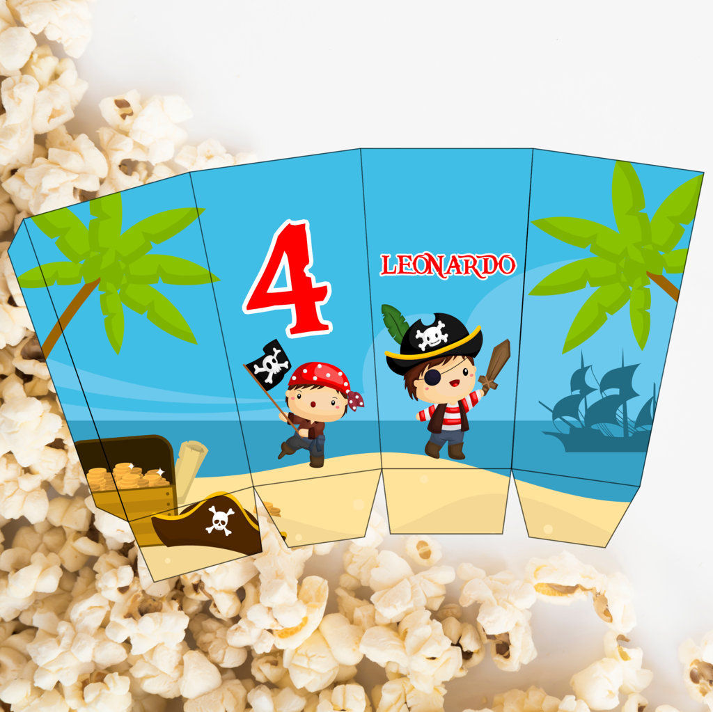 BOX POP CORN DIGITALE : PIRATI
