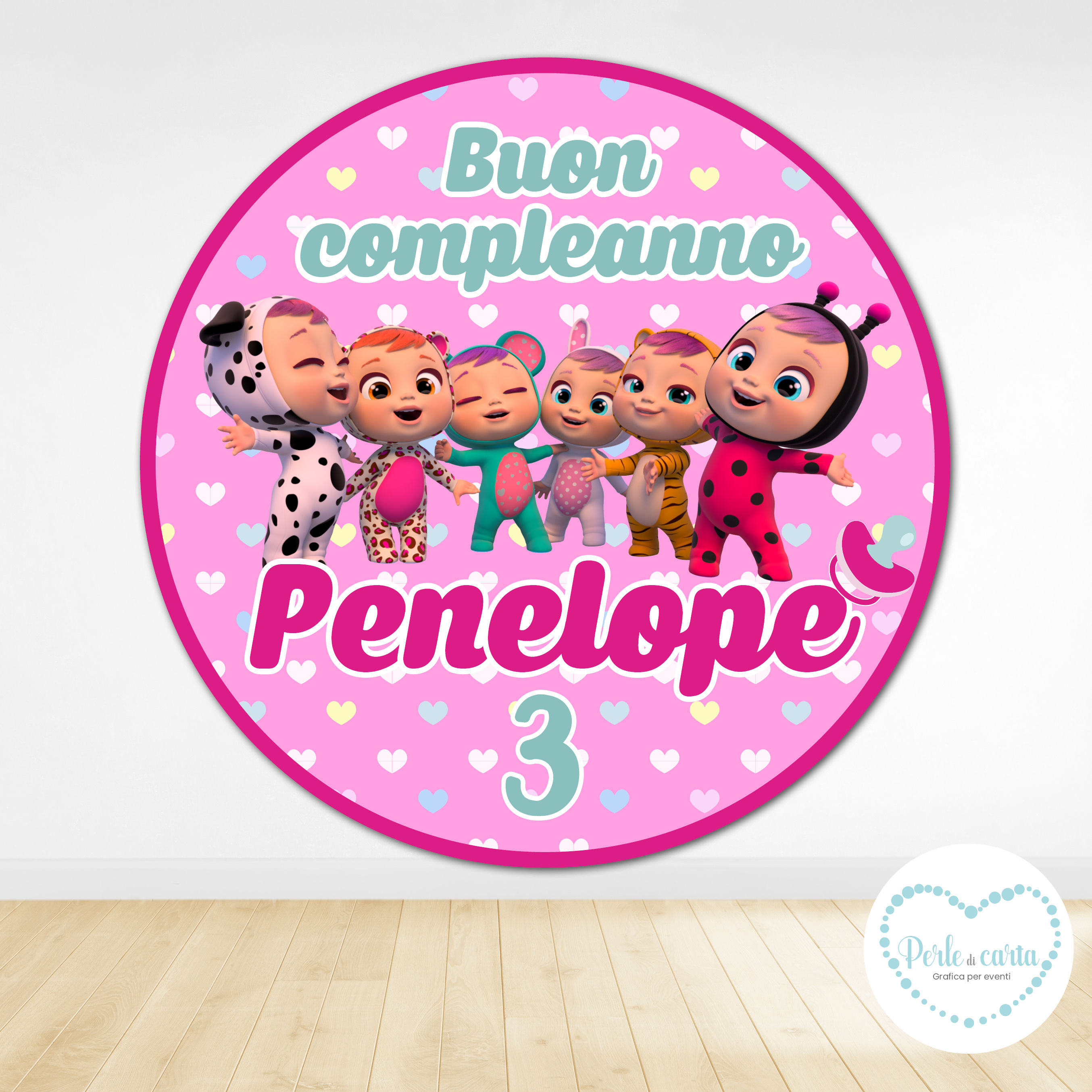 CRY BABIES backdrop digitale