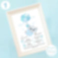 ELEFANTE quadretto nascita personalizzato idea regalo per nascita