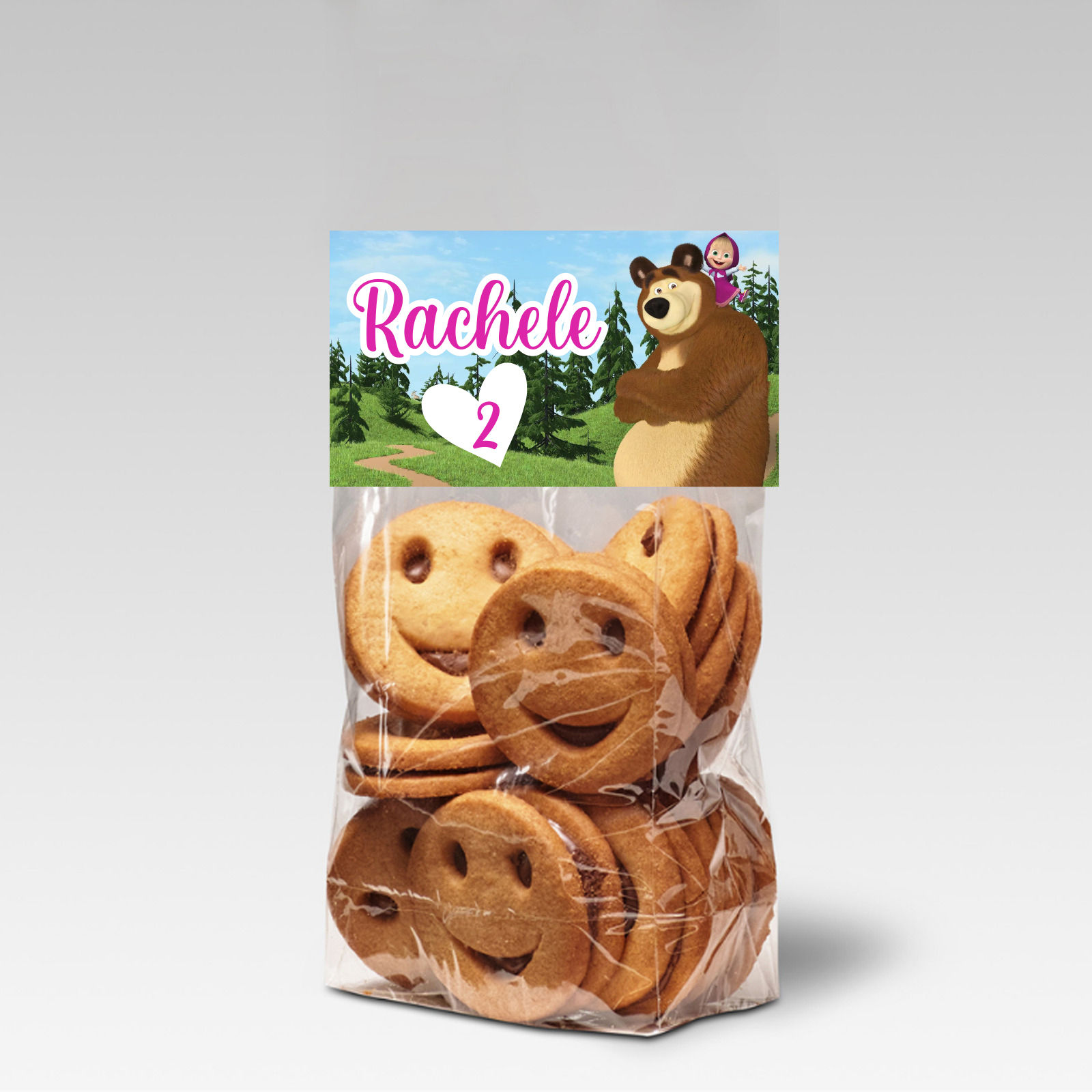 ETICHETTA CHIUDIPACCO MASHA E ORSO digitale