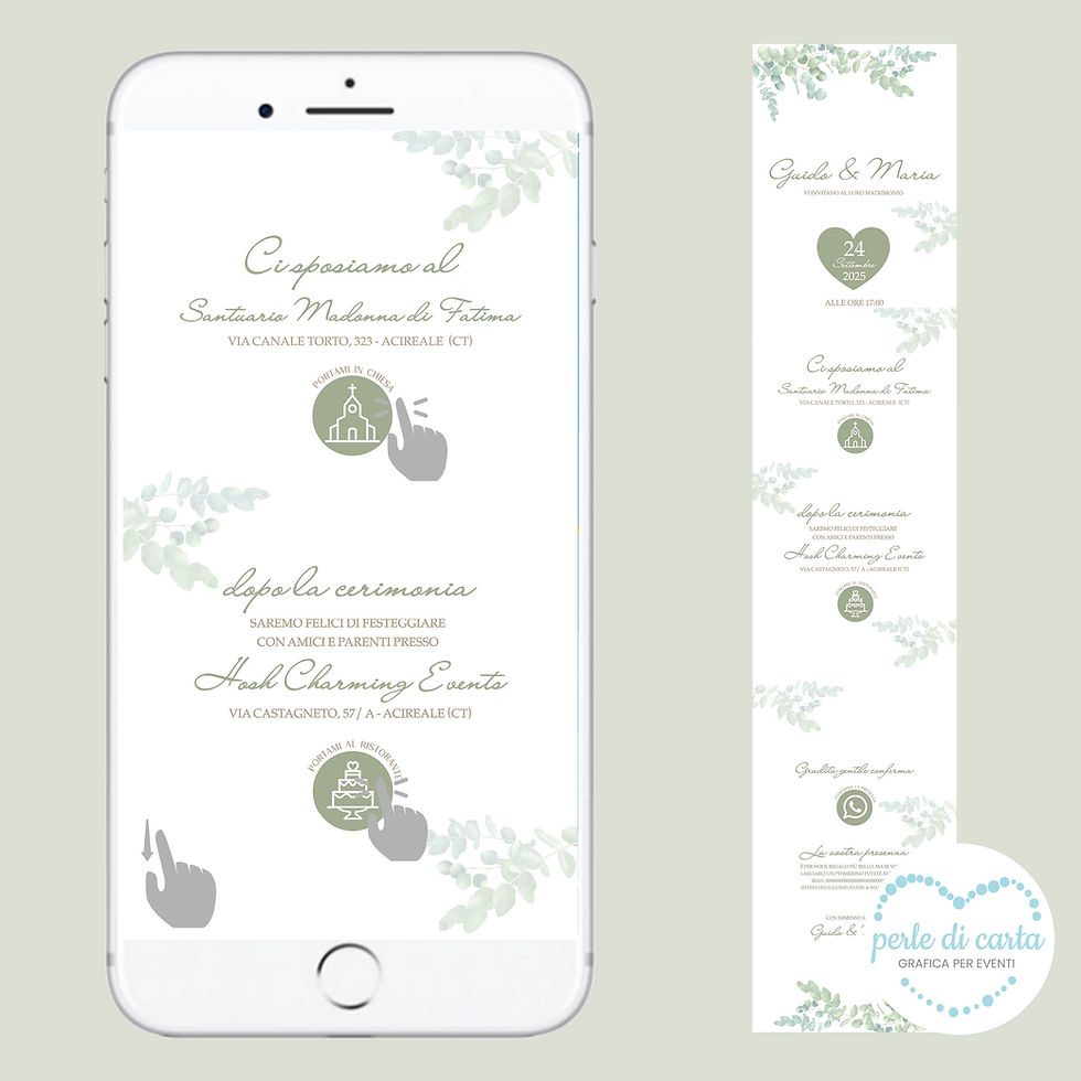 Miniatura: INVITO INTERATTIVO MATRIMONIO digitale