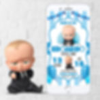 BABY BOSS invito digitale festa di compleanno whatsapp personalizato