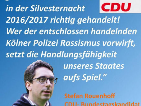 Statement zur Silvesternacht 2016/2017