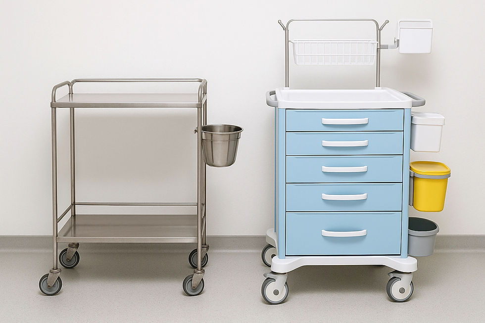 Innovations in Hospital Trolley Designs for Modern Clinics