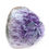 Miniature : pierre d'améthyste brut, vue de coté gauche, boutique minéraux, violet.