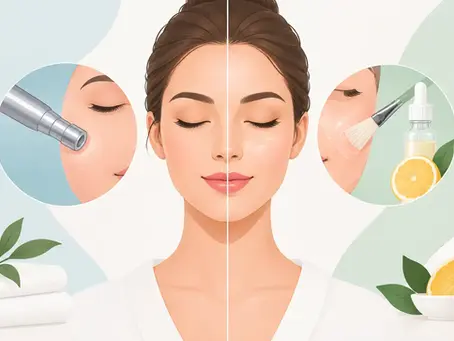 Microdermabrasion oder Fruchtsäurepeeling?