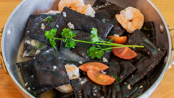 Ravioli al Nero di Seppia