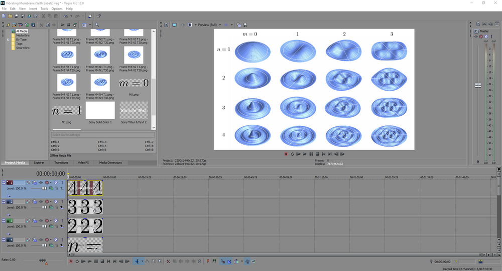 Vibrating Membranes and Fancy Animations