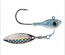 Super Spin Pro Model Blue Back Herring Silver Flash Blade