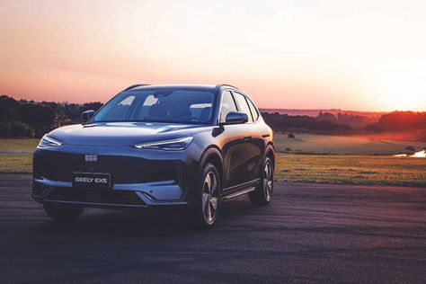 Geely apresenta seu primeiro carro elétrico fabricado no Brasil: o EX5