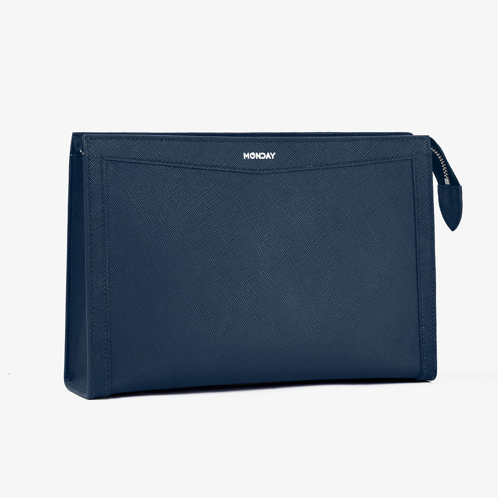 Thumbnail: Clutch Monday Regalia-da saffiano -Chế tác thủ công