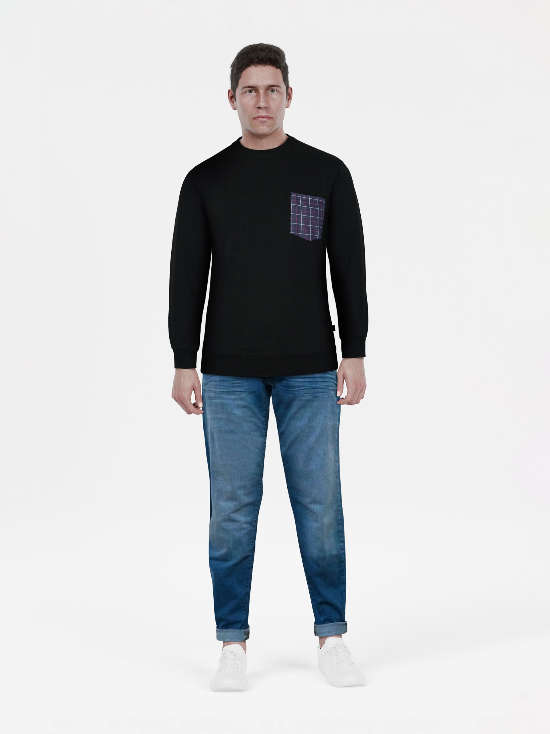 SWISS&PASSION Sweatshirt with Pocket