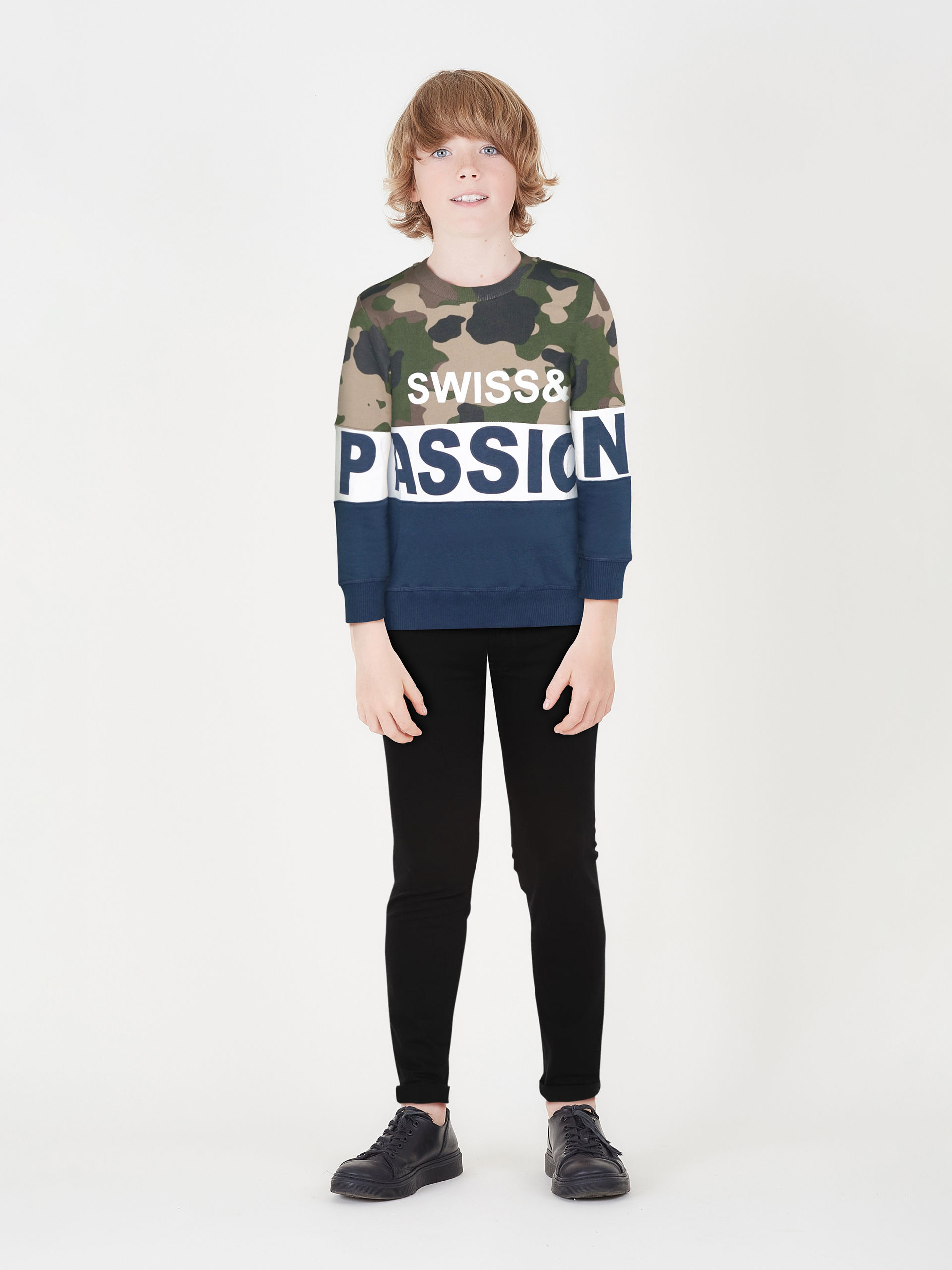 S & P Military Style Sweatshirt-Boys(4-14yrs)