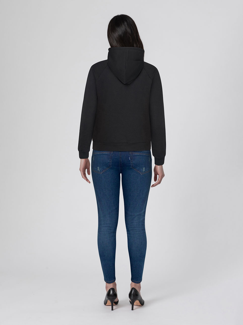 Thumbnail: Made in Italy Logo Hoodie -Black