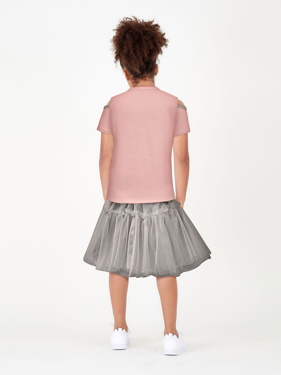 Thumbnail: Skirt&Blouse with Rabbit print (3-8yrs)