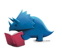 CSLP_2026_Blue_Dino_with_Book.png