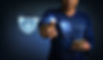 Man trying to unlock an application using biometrics