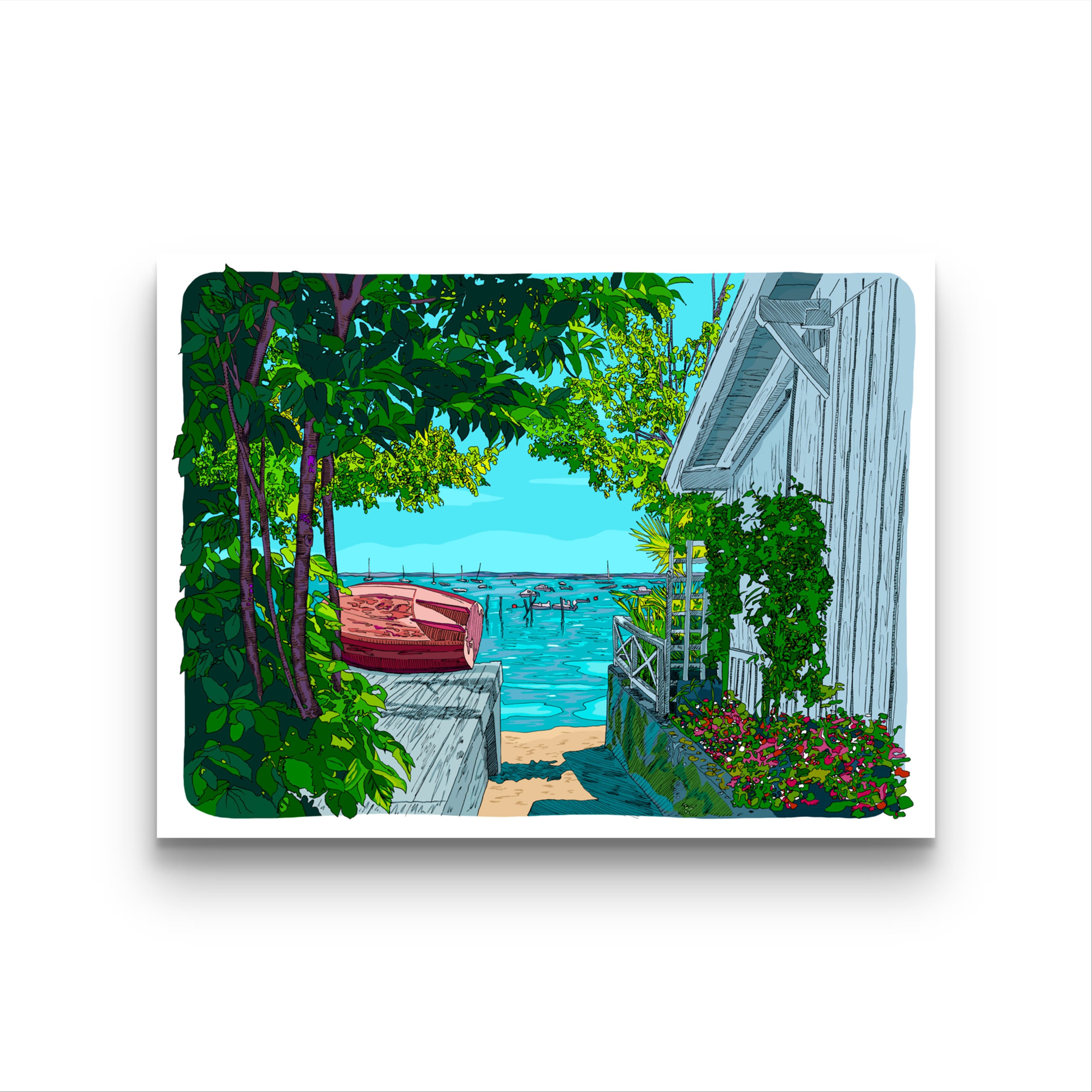 Green bossa - Fine art print