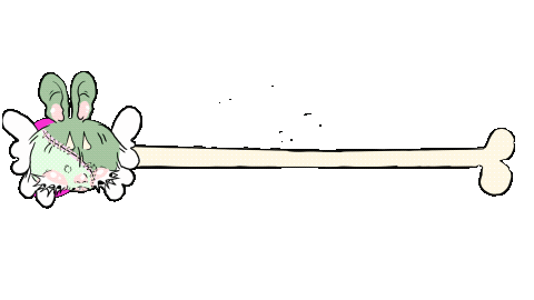 loading bar with zonbie bunny