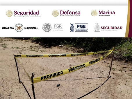 Grupo Interinstitucional asegura granada de fragmentación en Culiacán