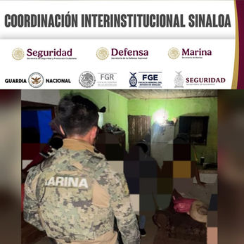 Grupo Interinstitucional rescata a ocho personas privadas ilegalmente de la libertad en Cosalá