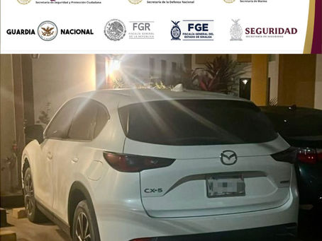 Tras denuncia anónima al 089, Grupo Interinstitucional recupera vehículos robados en Escuinapa